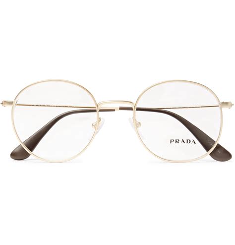 prada round glasses frames